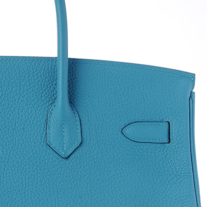Hermes Togo Birkin 35 Turquoise 28 of 31