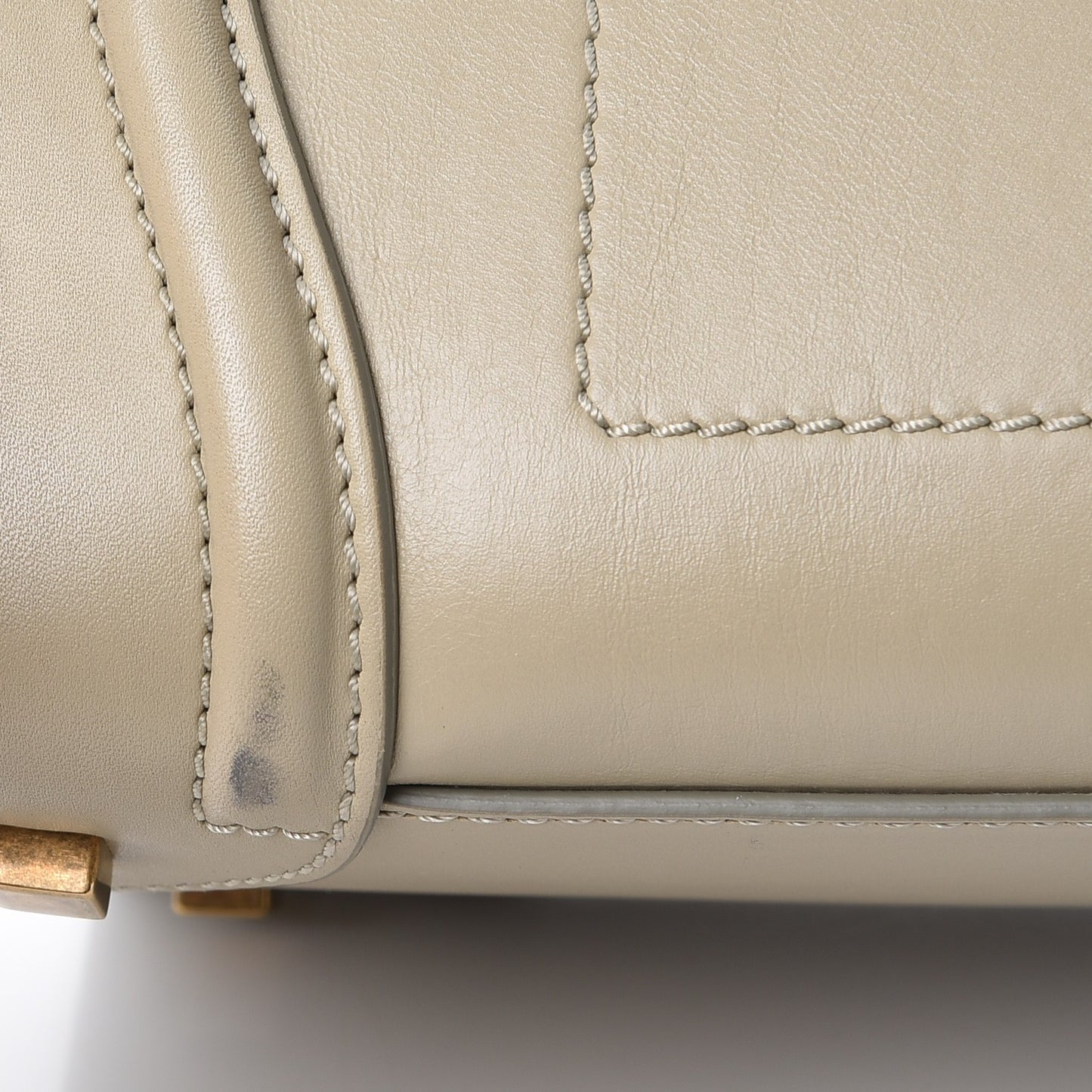 Smooth Calfskin Mini Luggage Mastic