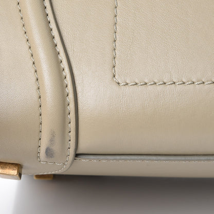 Celine Smooth Calfskin Mini Luggage Mastic 14 of 16