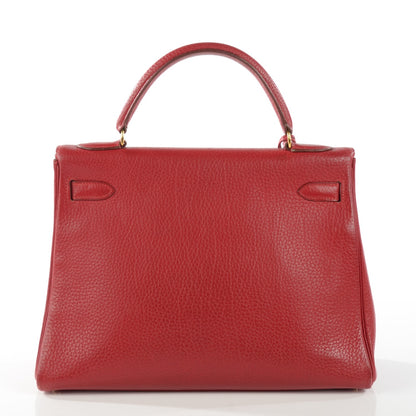 Hermes Taurillon Clemence Kelly Retourne 32 Rouge 6 of 20