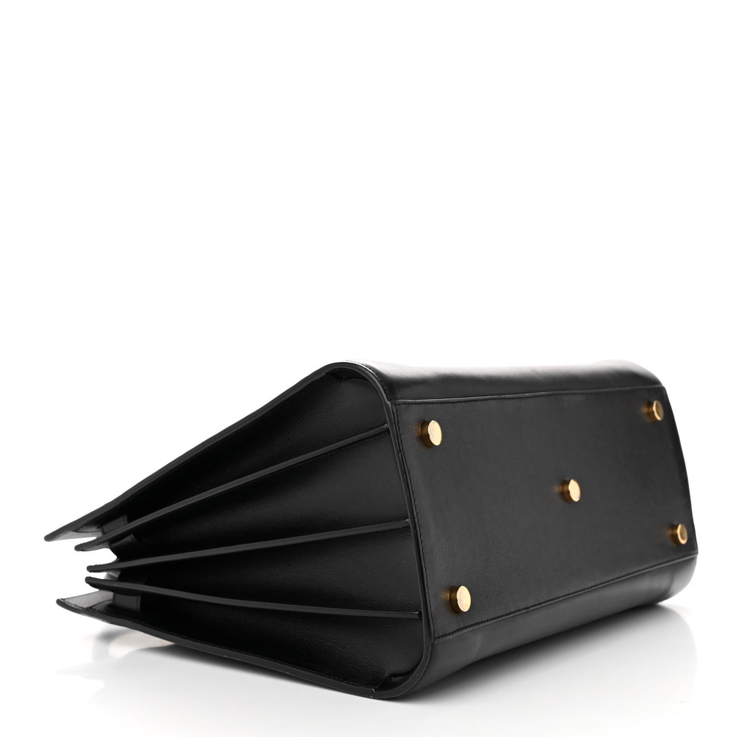 Calfskin Small Sac De Jour Black