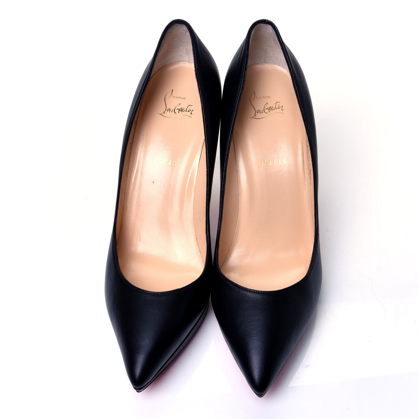 Shiny Nappa Pigalle Plato 100 Pumps 42 Black