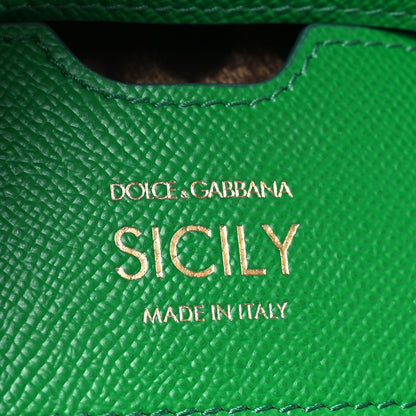 Dolce & Gabbana Dauphine Small Miss Sicily Satchel Green 6 of 10