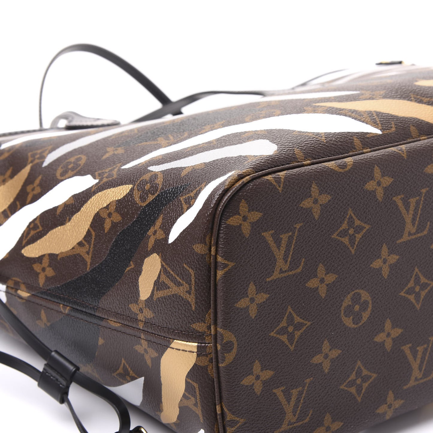 X LOL Monogram Neverfull MM Gold Silver