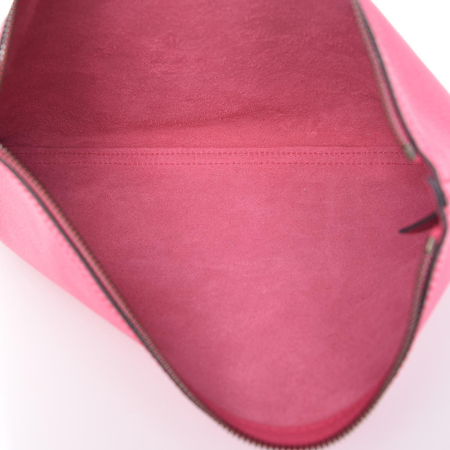 Gucci Pebbled Calfskin Medium Logo Portfolio Clutch Box Pink Green 5 of 7