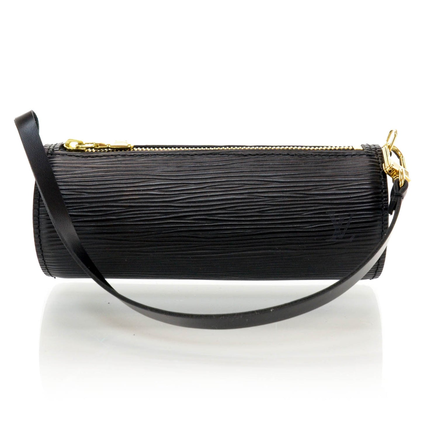 Epi Trousse Ronde Case Makeup Accessory Bag Black