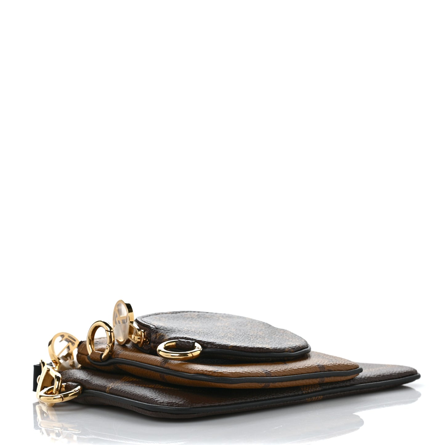 Reverse Monogram Giant Trio Pouch