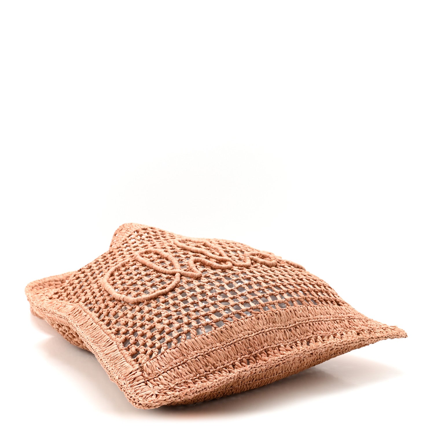 Chloe Raffia Summer Banana Tote Summery Beige 4 of 9