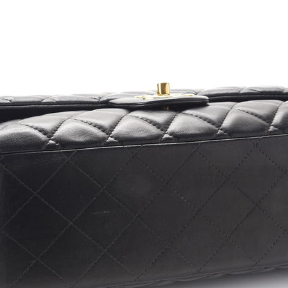 Chanel Lambskin Quilted Maxi Double Flap Black 11 of 13