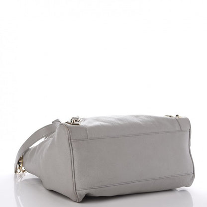 Balenciaga Chevre Gold Metallic Edge Hardware Velo Gris Perle 4 of 13