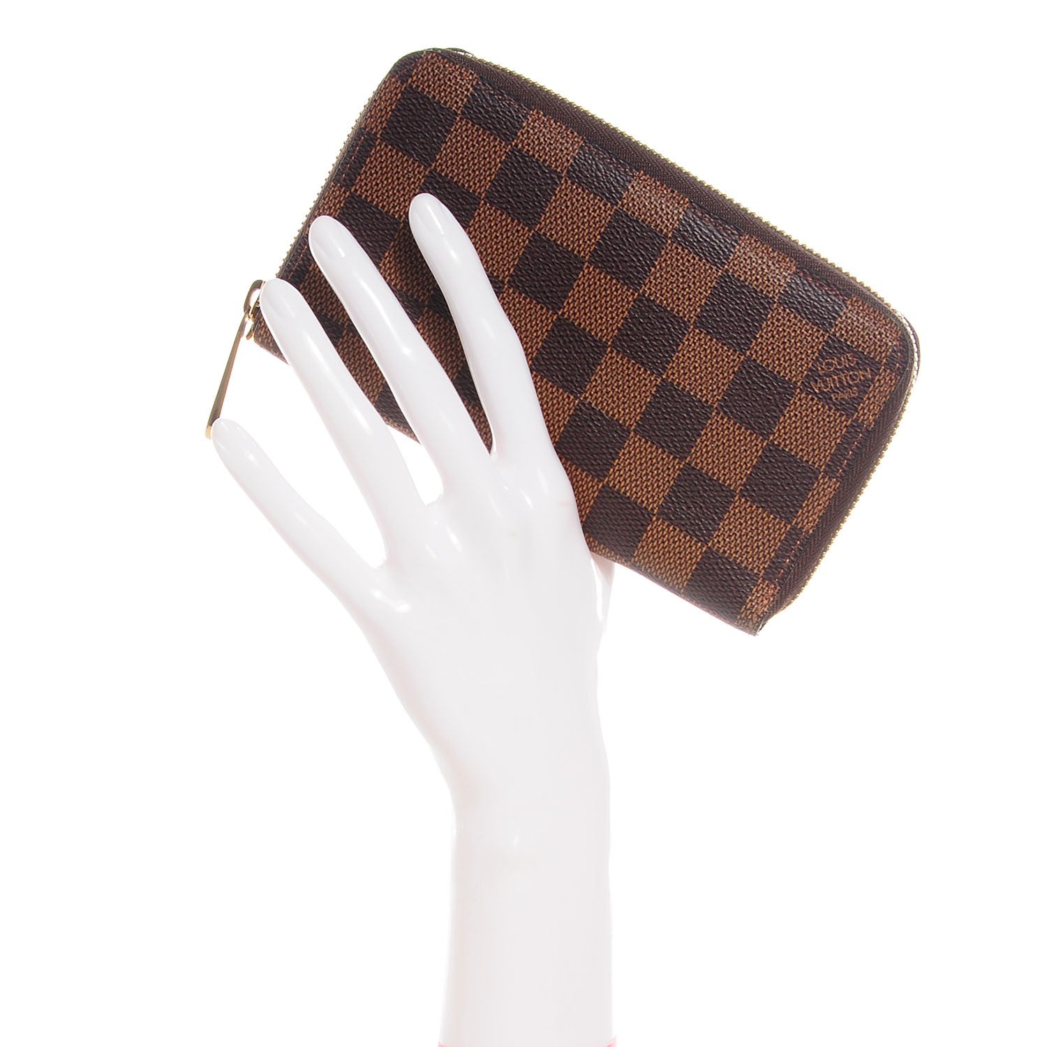 Louis Vuitton Damier Ebene Zippy Compact Wallet 2 of 7