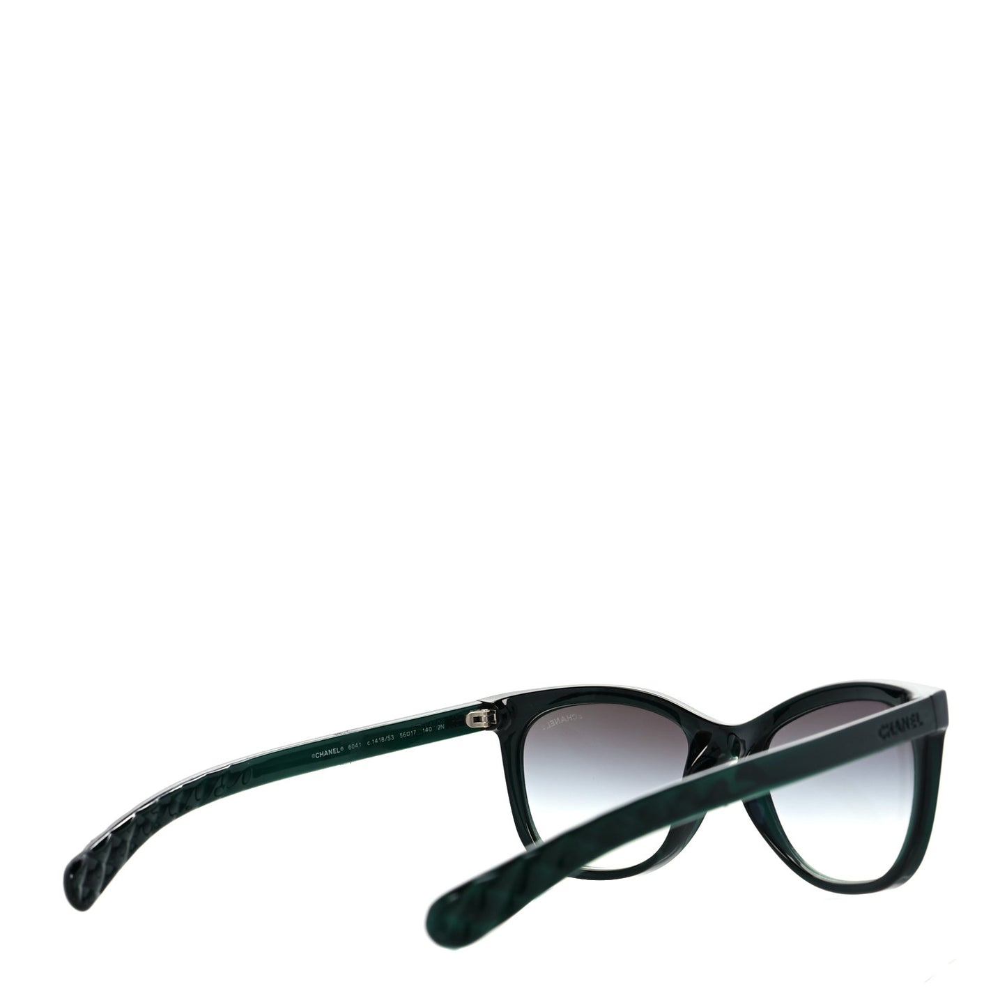 Cat Eye Chain Sunglasses 6041 Green
