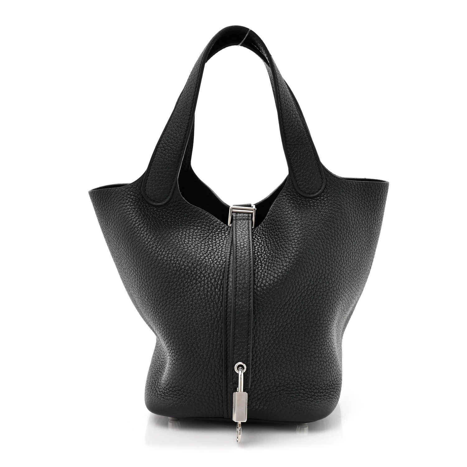 Hermes Taurillon Clemence Picotin Lock 18 PM Black 1 of 12