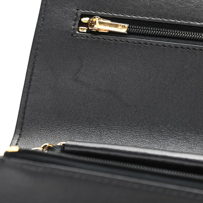 Chanel Lambskin Quilted Wallet On Chain WOC Black 12 of 15