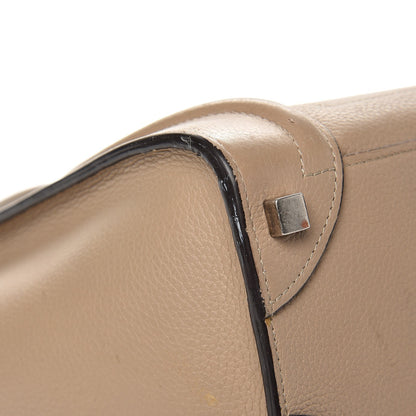 Celine Drummed Calfskin Micro Luggage Dune 13 of 21