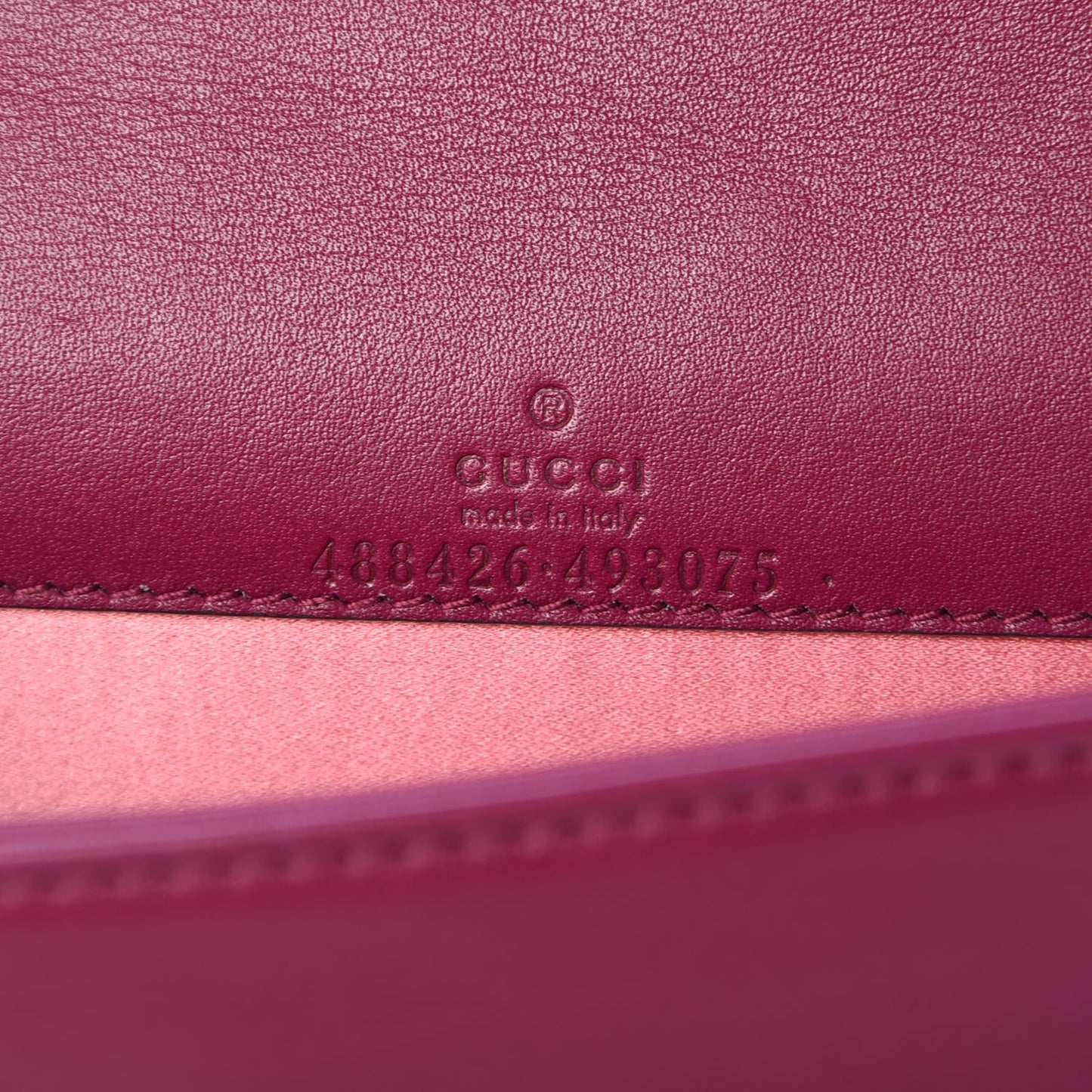 Velvet Matelasse GG Marmont Mini Bag Fuchsia Violet Cyclamen