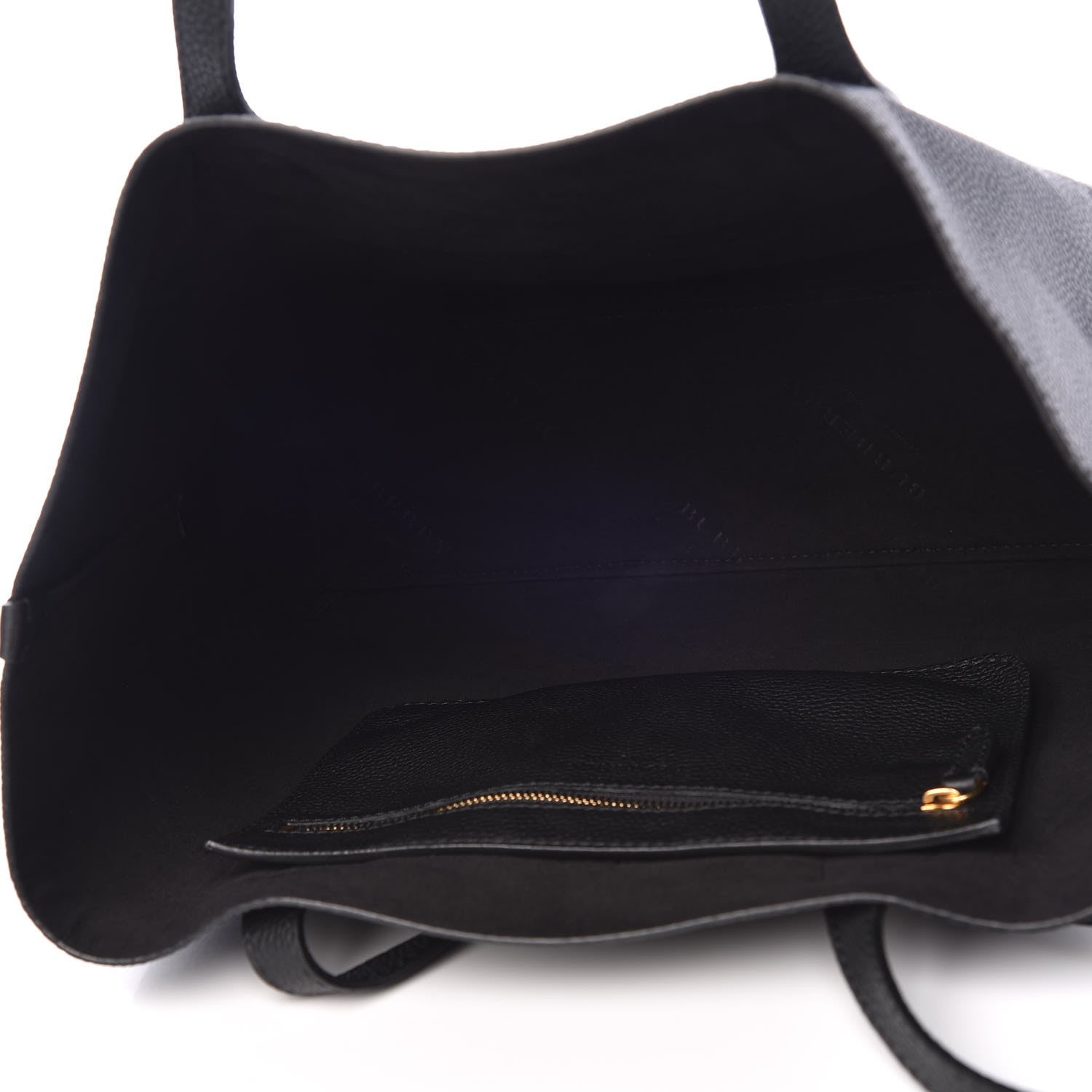 Burberry Grainy Calfskin Remington Tote Black 4 of 9