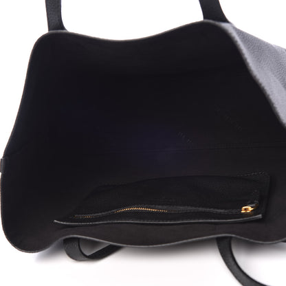 Burberry Grainy Calfskin Remington Tote Black 4 of 9