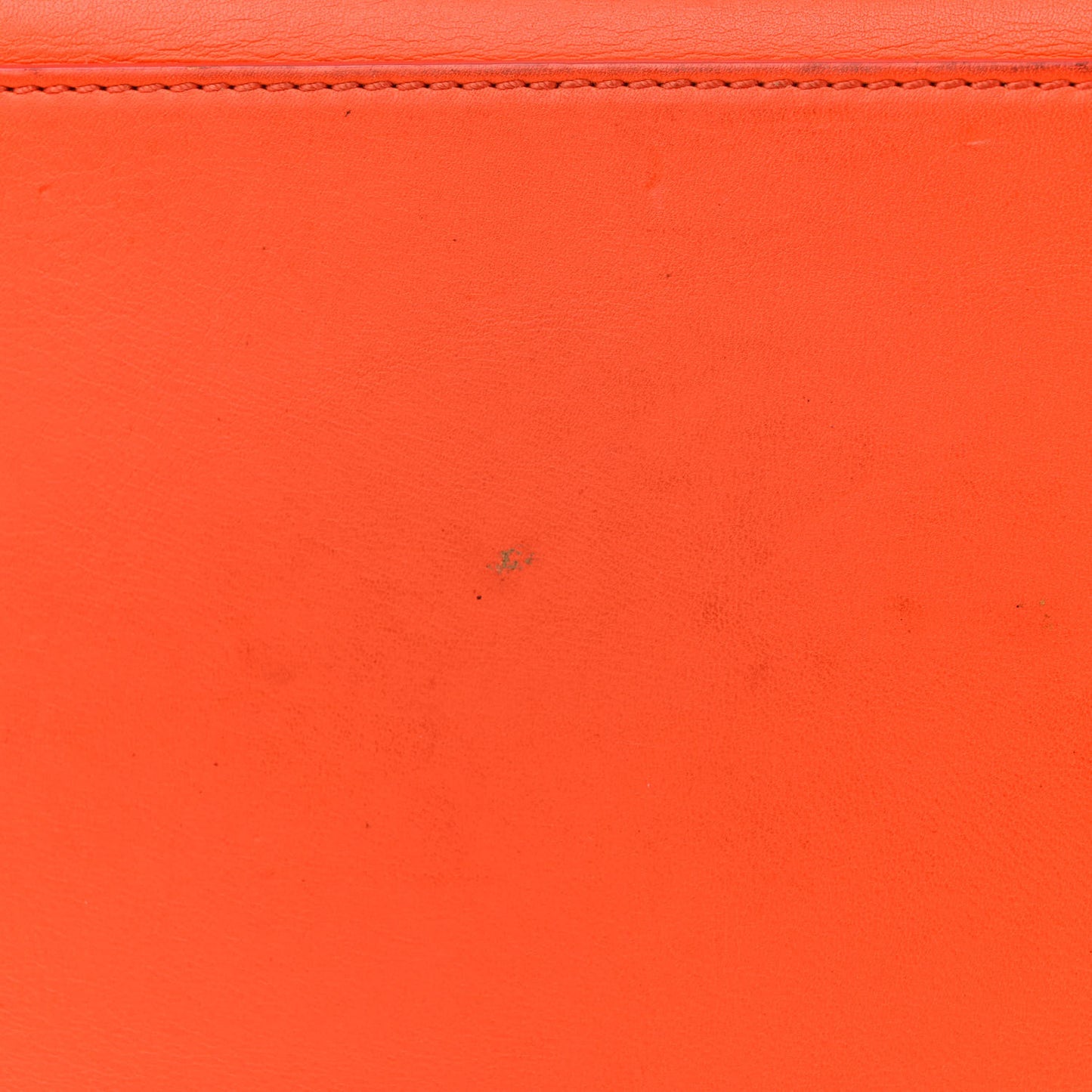 Smooth Calfskin Mini Luggage Orange