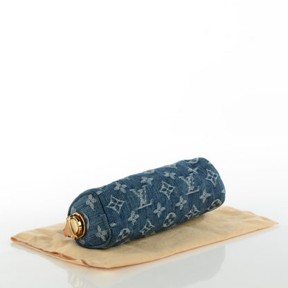 Louis Vuitton Denim Speedy GM Pochette Case 4 of 7