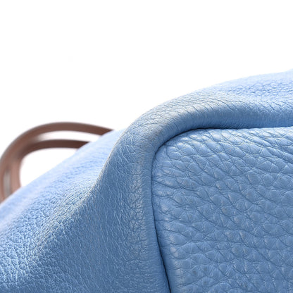 Givenchy Grained Calfskin Large Antigona Tote Blue Brown 13 of 15
