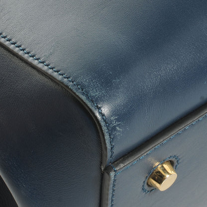 Celine Smooth Calfskin Medium Edge Shoulder Bag Deepsea 5 of 10