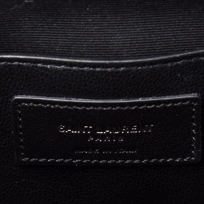 Saint Laurent Patent Crocodile Embossed Sac Coeur Heart Shaped Clutch Red 7 of 15