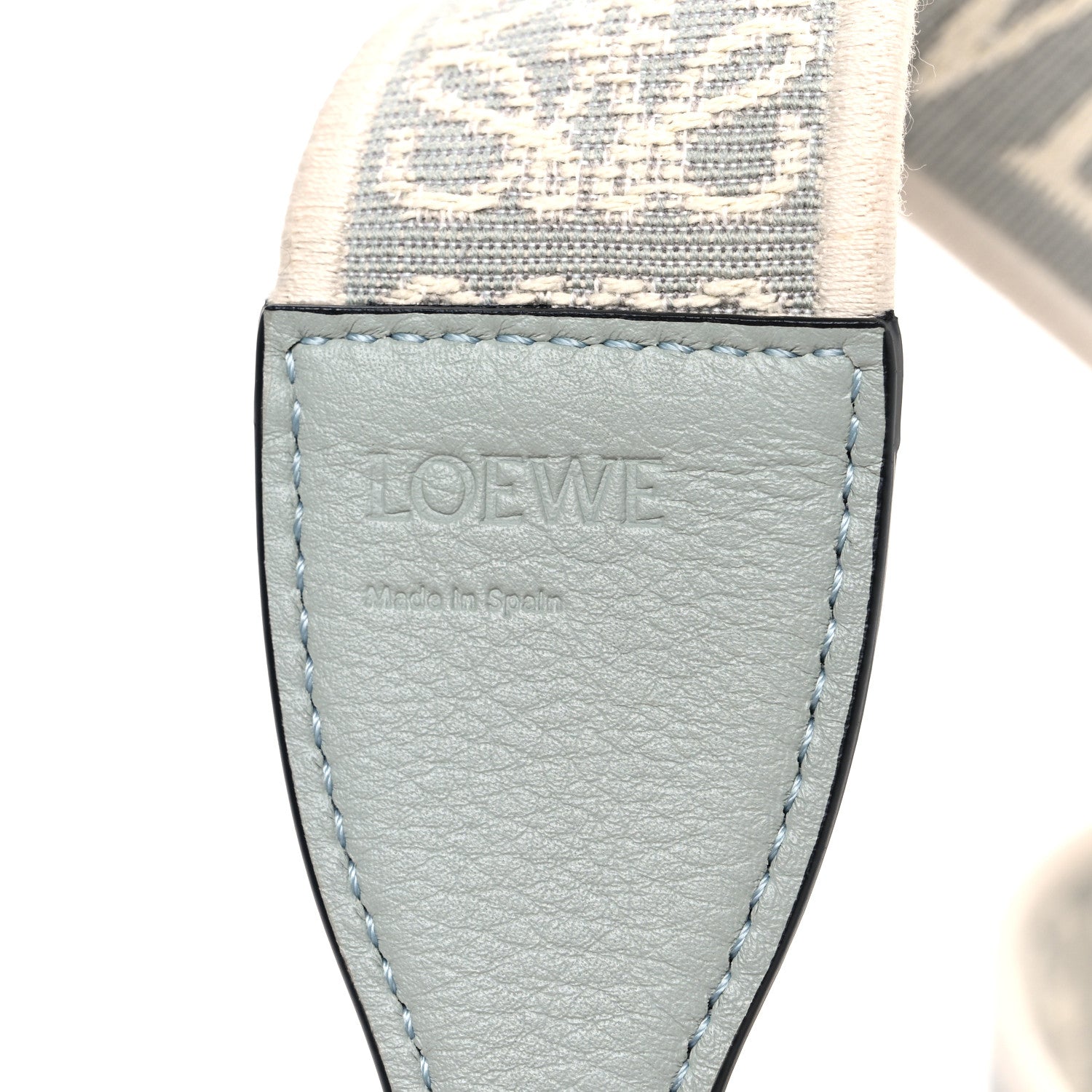 Loewe Calfskin Jacquard Anagram Strap Ash Grey 3 of 3