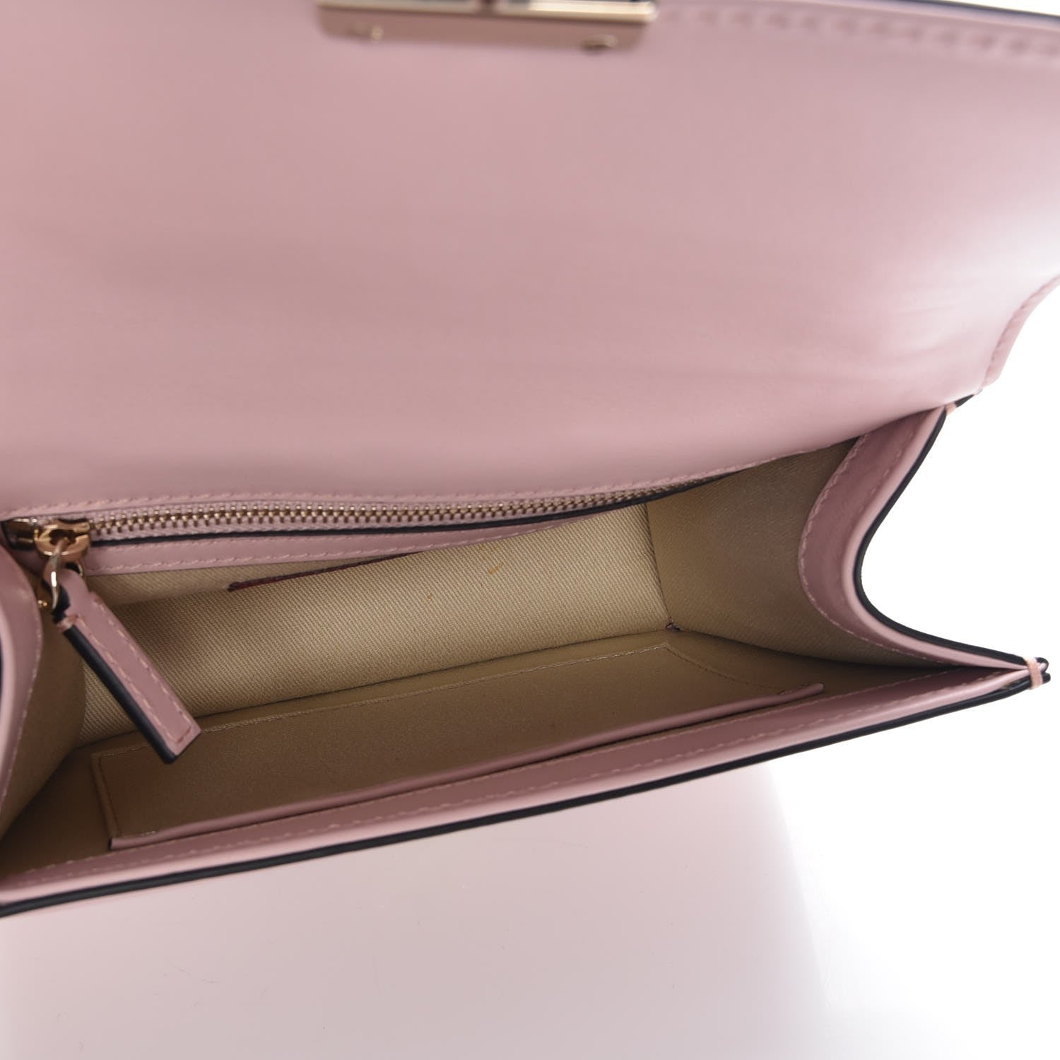 Valentino Garavani Vitello Small Glam Lock Rockstud Flap Water Rose 5 of 6