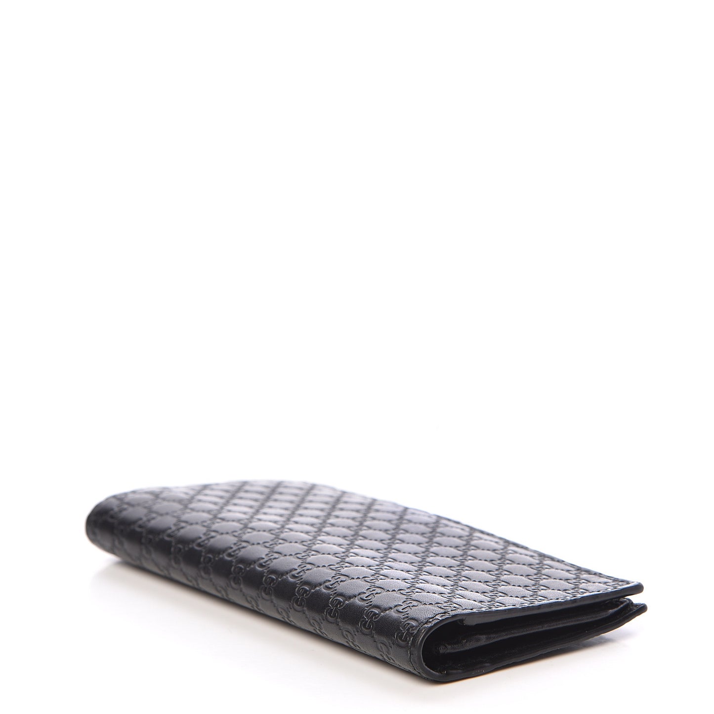 Microguccissima Bi-Fold Organizer Wallet Black