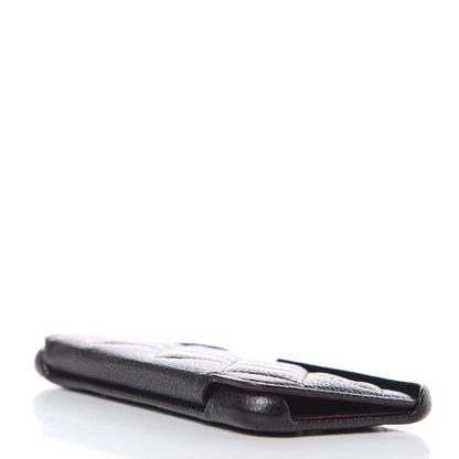 Chanel Caviar Quilted iPhone X Case Black 4 of 10