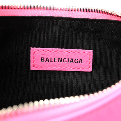 Balenciaga Agneau Arena Le Cagole Shoulder Bag XS Hot Pink Hot Pink 6 of 10