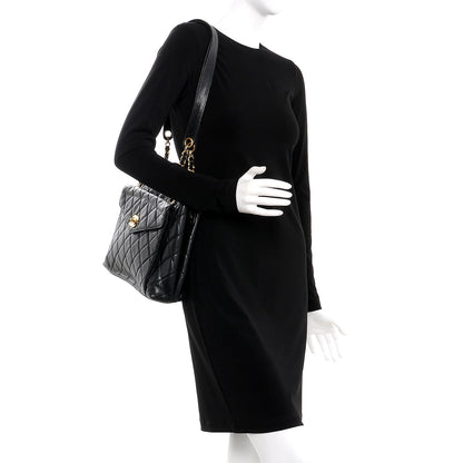 Chanel Caviar Quilted Flap Shoulder Bag Black 2 of 9