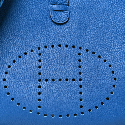 Hermes Taurillon Clemence EVELYNE III PM Mykonos 8 of 11