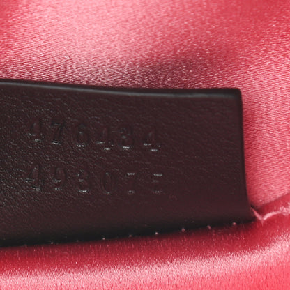 Gucci Velvet Matelasse GG Marmont Belt Bag 85 34 Black 9 of 9