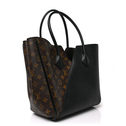 Louis Vuitton Calfskin Monogram Kimono Tote Black 3 of 8