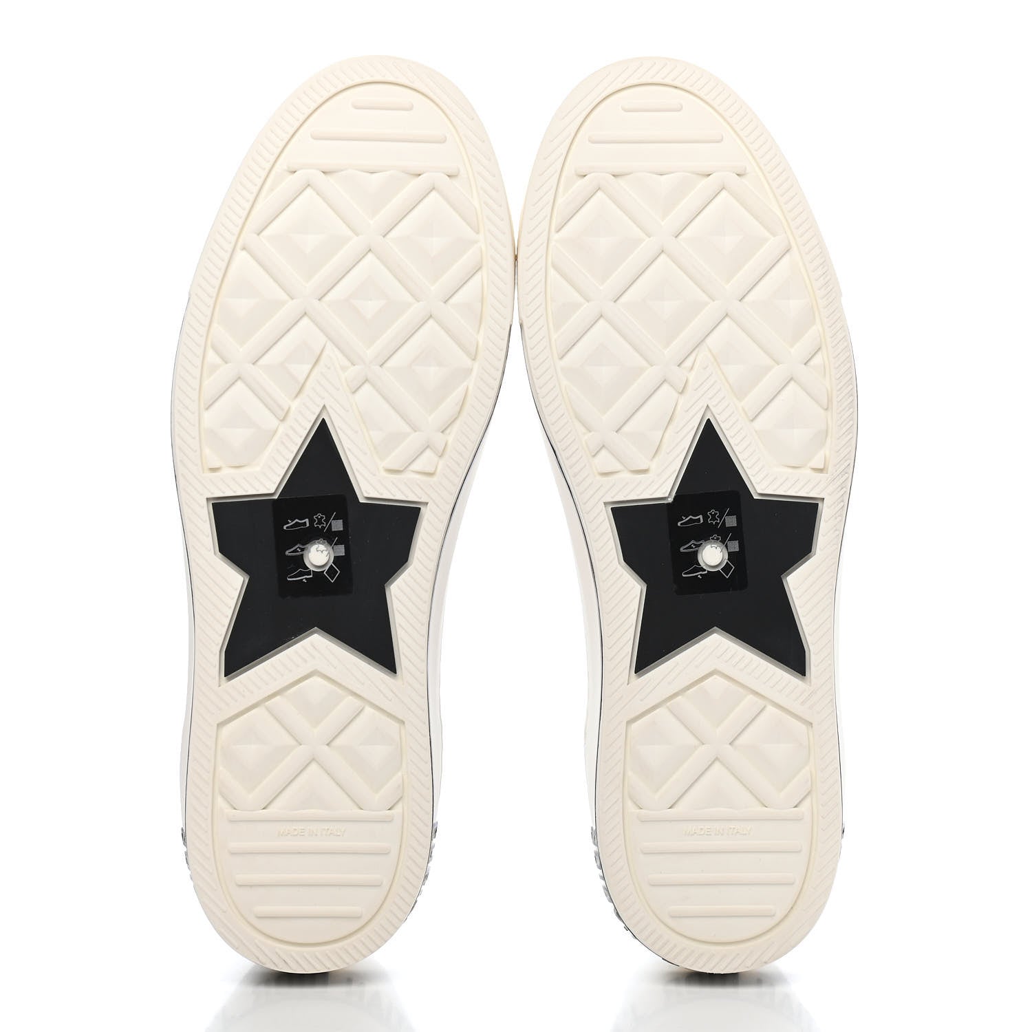 Christian Dior Technical Knit Calfskin Womens Walk'N'Dior High Top Sneakers 39.5 White 5 of 9