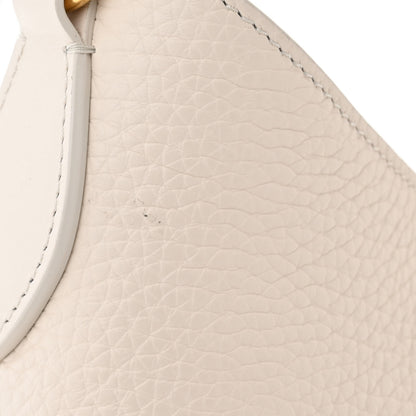Tom Ford Pebbled Calfskin Monarch Hobo Bag Chalk 11 of 12