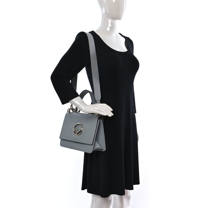 Fendi Vitello Century Opaco F is Fendi Kan I Shoulder Bag Grigio Perla 2 of 20