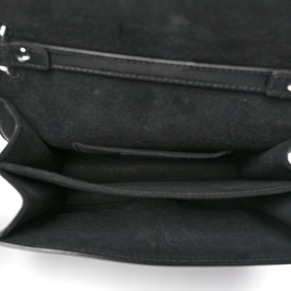 Fendi Vitello Liberty Lucido Metal Monster Eyes Studded Small Kan I Shoulder Bag Black 5 of 10