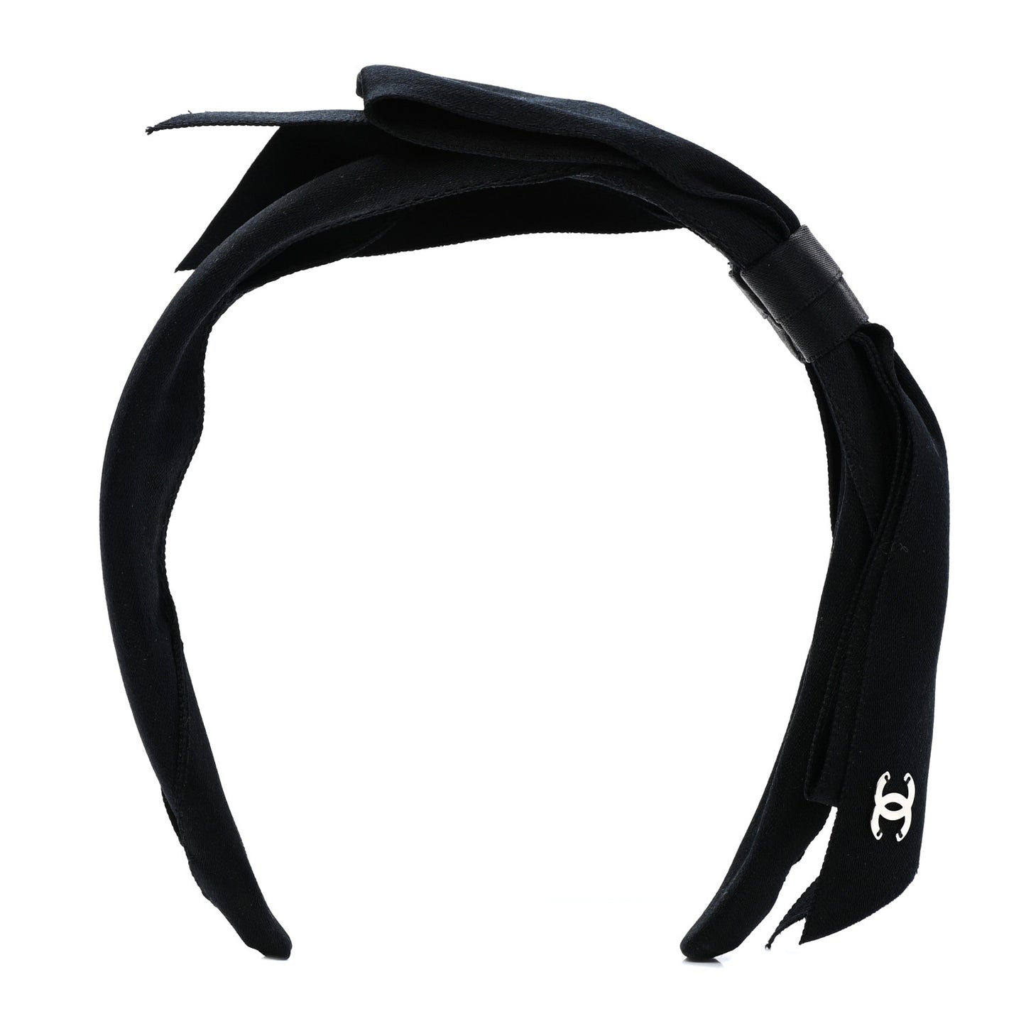 Silk CC Headband Black