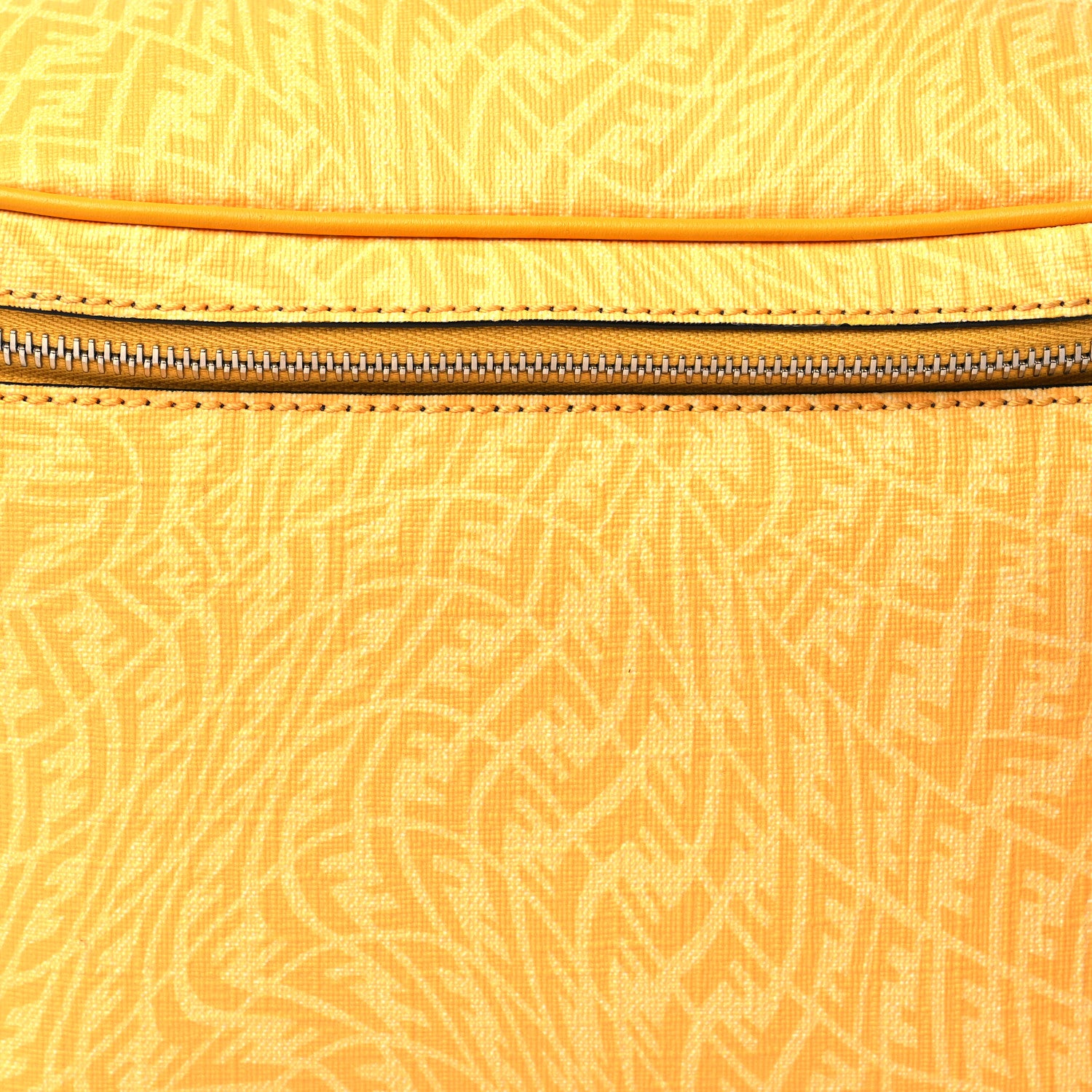 Fendi X SARAH COLEMAN Glazed Fabric Vitello Grace Light Micro FF Vertigo Belt Bag Mimosa 8 of 10