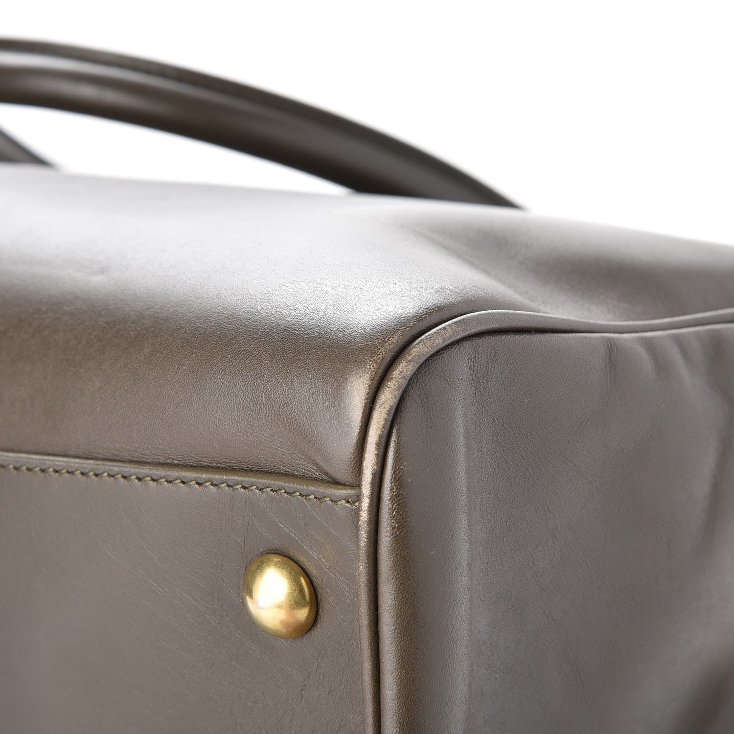 Saint Laurent Calfskin Classic Duffle 12 Earth 12 of 12