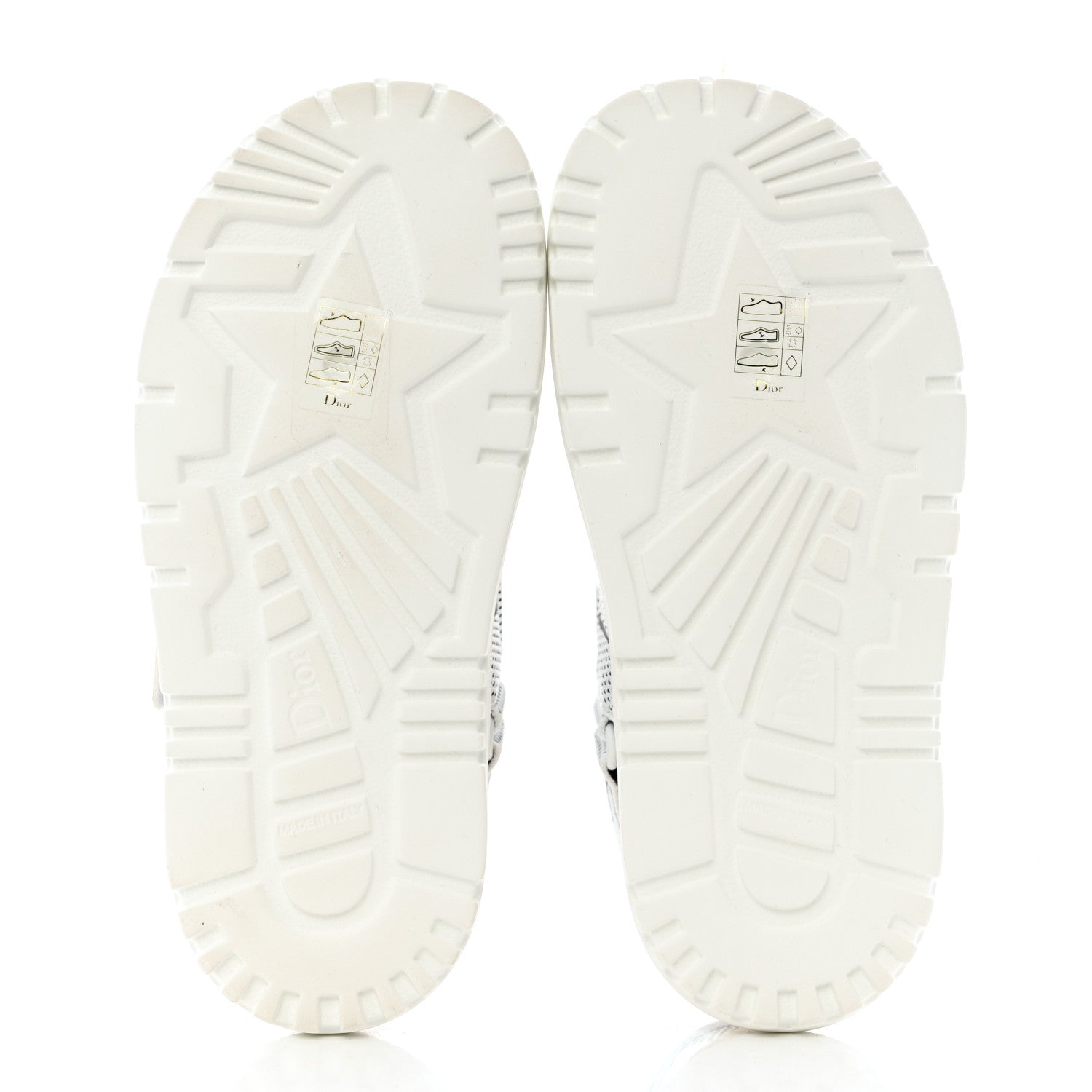 Christian Dior Technical Knit Jute Dioract 10mm Sandals 36 White Black 5 of 9