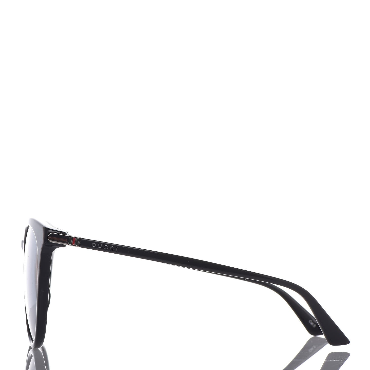 Gucci Acetate Round GG Sunglasses GG0064SK Black 3 of 7