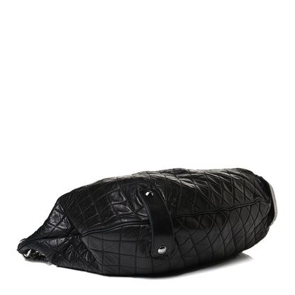 Chanel Lambskin Large Chain Mail Hobo Black 4 of 20