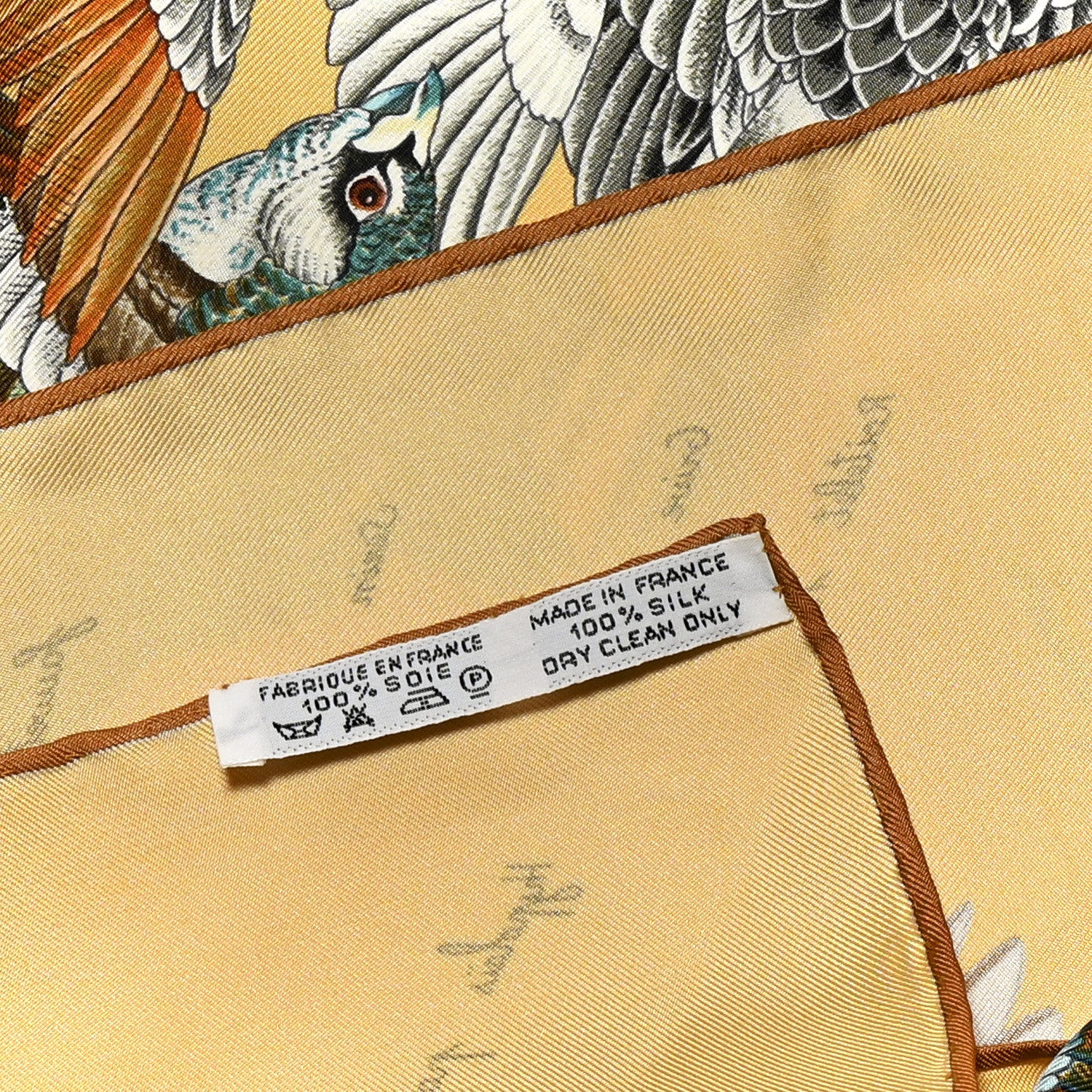 Hermes Silk Carre L’Intrus 90 Scarf 6 of 6