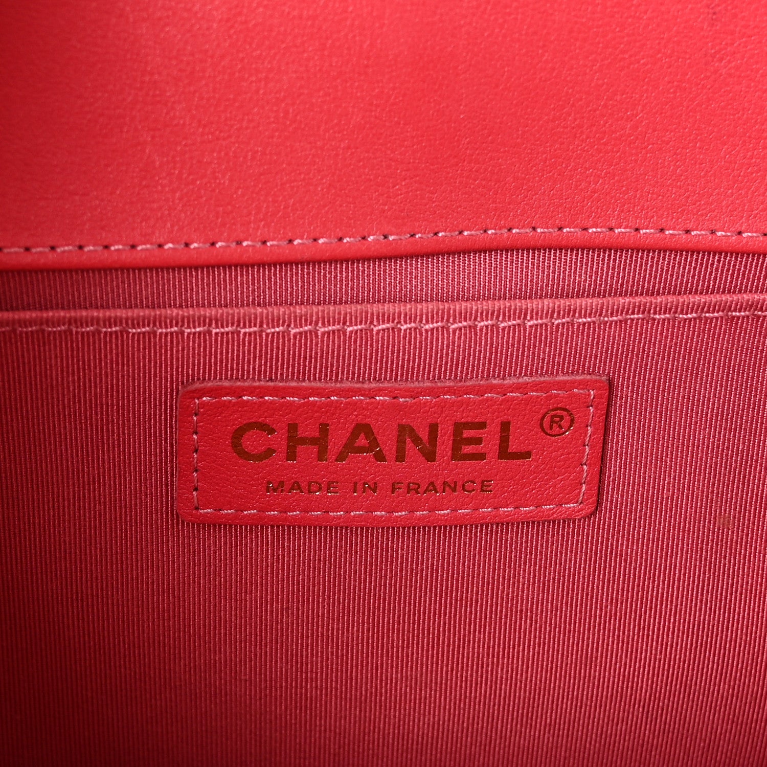 Chanel Lambskin Chevron Quilted Medium Boy Flap Pink 6 of 10