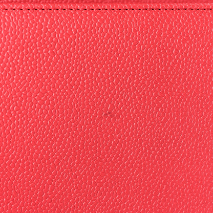 Chanel Caviar Quilted Medium Boy Flap Red 11 of 12