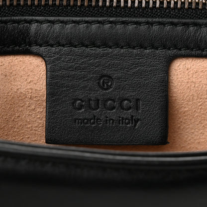 Gucci Calfskin Matelasse Small GG Marmont Shoulder Bag Black 6 of 13